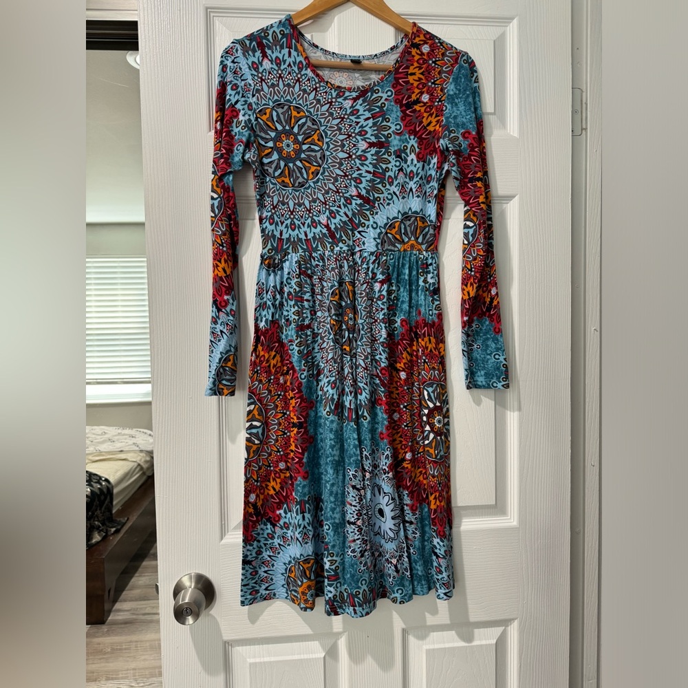 Multi Print / Boutique Dress 💃👗